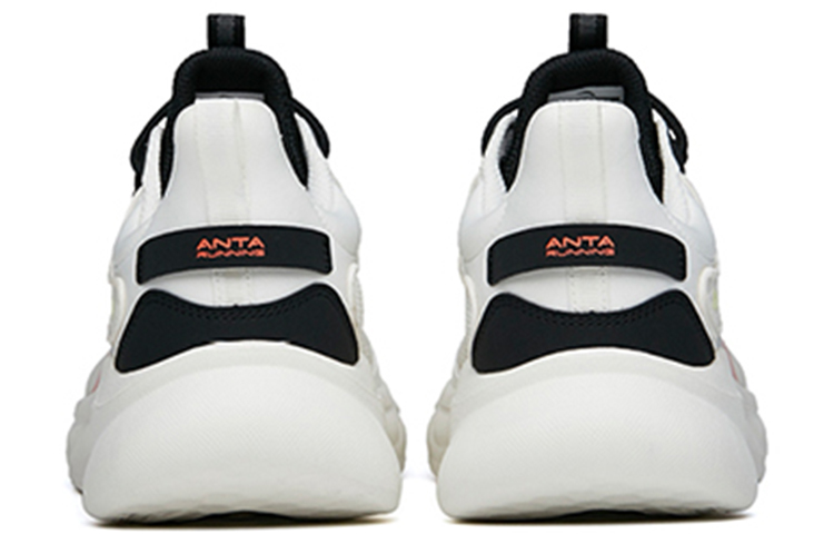 Shop Anta安踏 柔柔彈2 軟底緩震 低筒 跑步鞋 男款 白黑