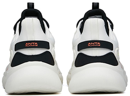 Anta安踏 柔柔彈2 軟底緩震 低筒 跑步鞋 男款 白黑 Shop Anta安踏 柔柔彈2 軟底緩震 低筒 跑步鞋 男款 白黑