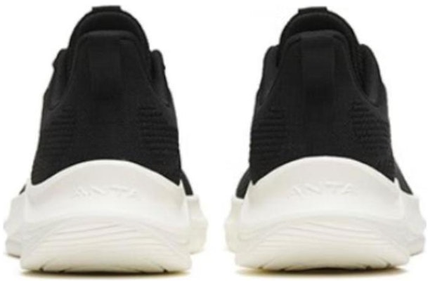 安踏飞织一體織漫步減震防滑透氣低幫跑步鞋黑色 Shop 安踏飞织一體織漫步減震防滑透氣低幫跑步鞋黑色