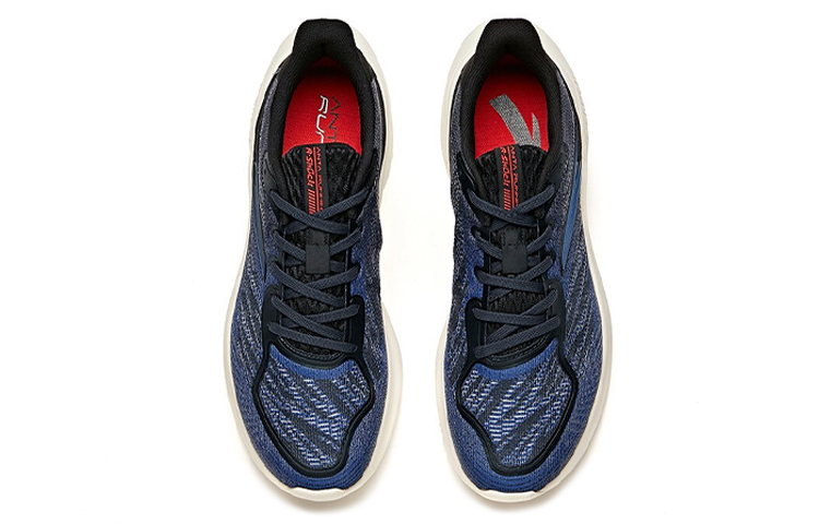 Anta Flyknit Running Shoe 'Black Blue Purple' 圖 3