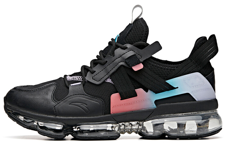 Anta Full Palm Air Cushion Mesh Low Running Shoes 'Black'