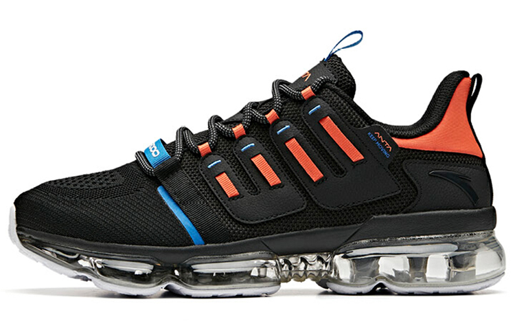 Anta Full Palm Cushion Lightweight Running Shoe 'Black Blue Orange' 912015505-2