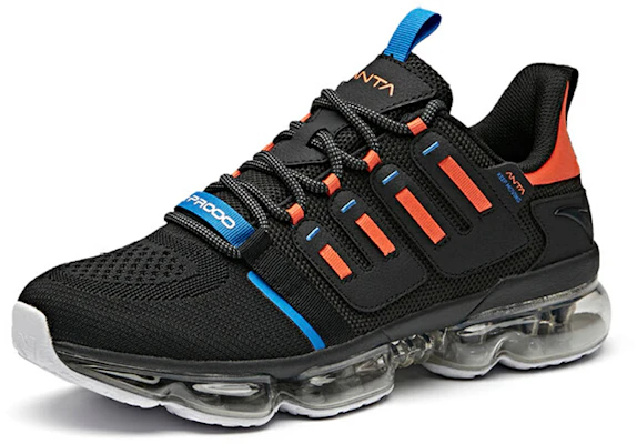 Anta Leichte Laufschuhe mit Vollpolsterung ''Schwarz Blau Orange'' 912015505-2 Order Anta Leichte Laufschuhe mit Vollpolsterung ''Schwarz Blau Orange'' 912015505-2