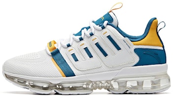 Anta Full Palm Cushion Lightweight Running Shoe 'White Blue Yellow' 912015505-1 Anta Full Palm Cushion Lightweight Running Shoe 'White Blue Yellow' 912015505-1