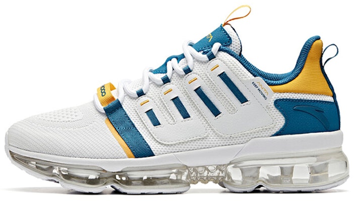 Anta Full Palm Cushion Lightweight Running Shoe 'White Blue Yellow' 912015505-1 Buy Anta Full Palm Cushion Lightweight Running Shoe 'White Blue Yellow' 912015505-1