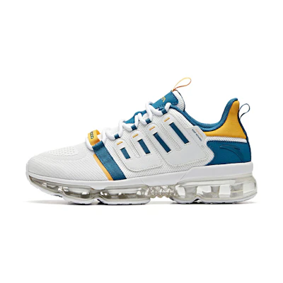 Anta Full Palm Cushion Lightweight Running Shoe 'White Blue Yellow'