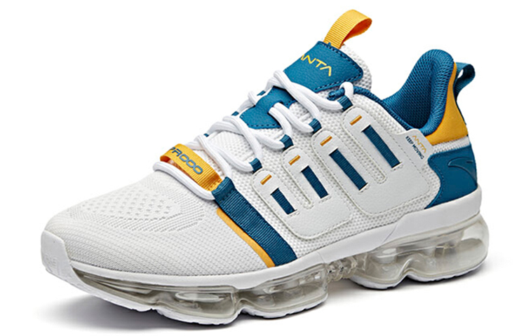 Order Anta Volledige Demping Hardloopschoen Lichtgewicht ''Wit Blauw Geel'' 912015505-1