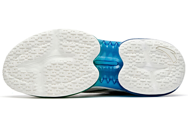 Details for Anta Full Palm Cushion Low ''Wit Groen Blauw'' 912025502-8