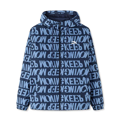 Anta Full Print Letter Woven Zipper Hoodie Jacket - Lifestyle Series 152238609-3