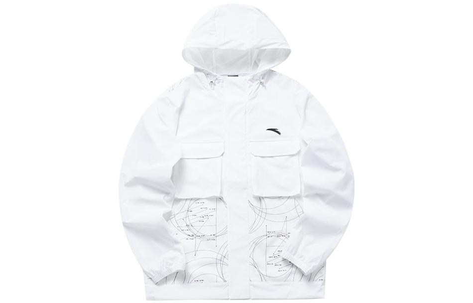 Anta FW22 Champion Sports Hoodie Jacket - Pure White 152130603-1