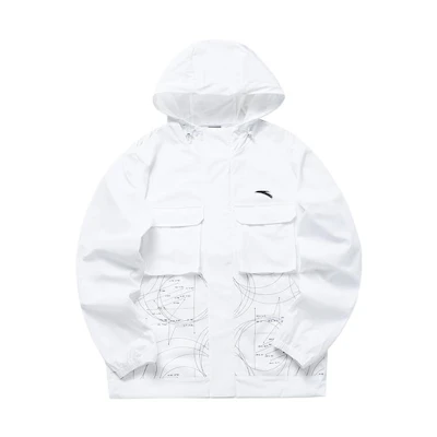 Anta FW22 Champion Sports Hoodie Jacket - Pure White 152130603-1
