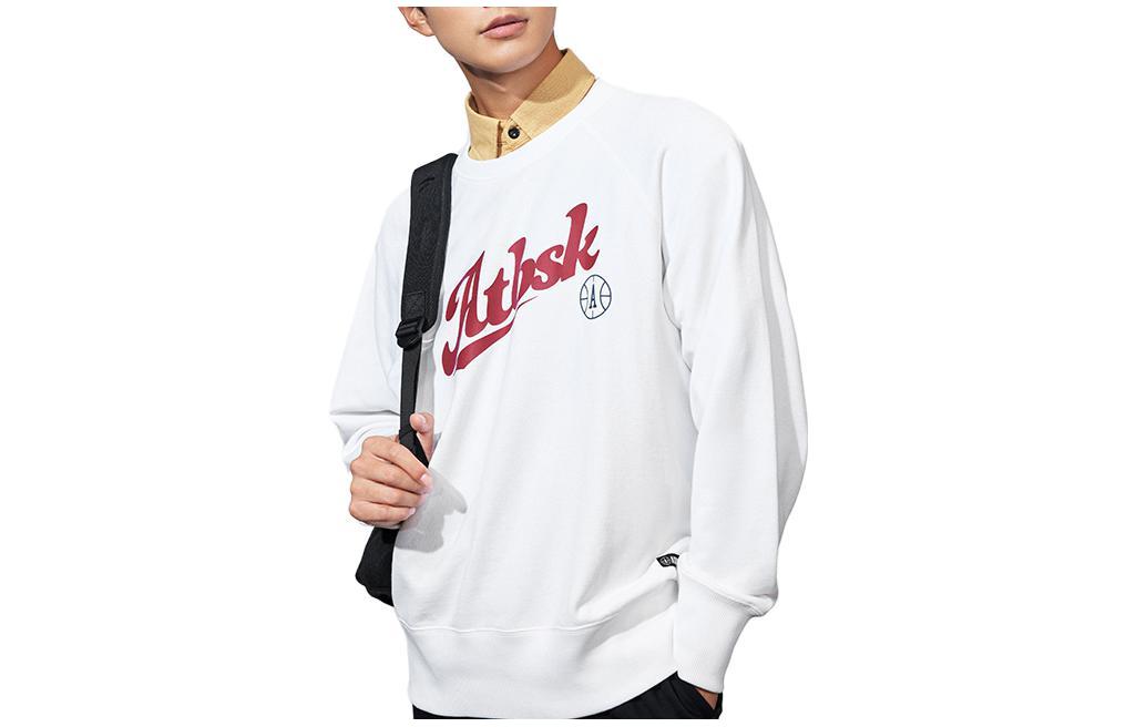 Anta FW22 Graphic Sweatshirt Unisex Pure White 972311702-1