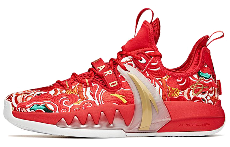 Anta x Gordon Hayward GH2 CNY Low Basketball Sneakers 'Red' 112111103-7