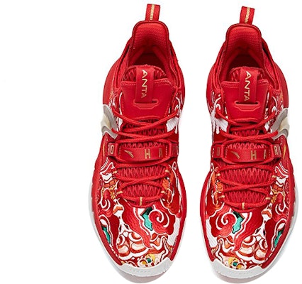 Anta x Gordon Hayward GH2 CNY Kasut Bola Keranjang Rendah 'Merah' 112111103-7 Shop Anta x Gordon Hayward GH2 CNY Kasut Bola Keranjang Rendah 'Merah' 112111103-7
