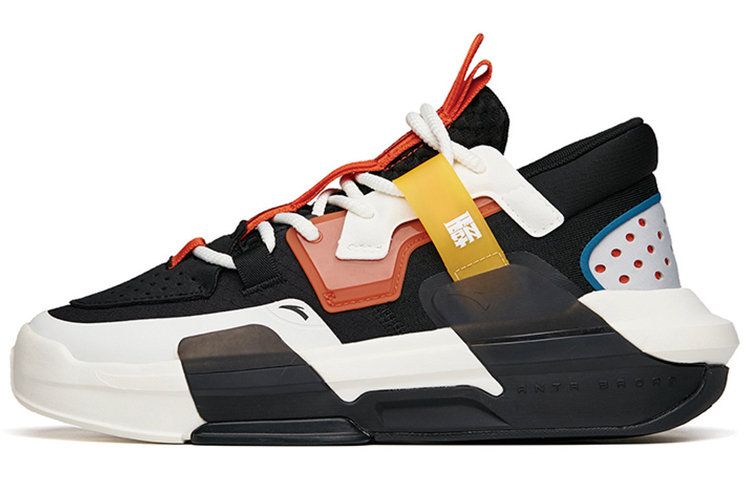 Anta Ghastly 3.0 Low 'Black White Orange' 112218084-2