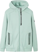 Anta Green Solid Logo Print Zip-Up Hoodie Jacket 152247741-1 Anta Green Solid Logo Print Zip-Up Hoodie Jacket 152247741-1