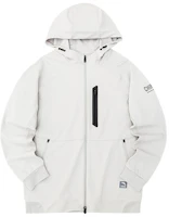 Anta Grey Breathable Woven Jacket with Solid Color Logo Print 152230715-1 Anta Grey Breathable Woven Jacket with Solid Color Logo Print 152230715-1