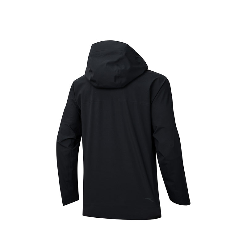 Lookbook 安踏防水戶外硬殼外套 - Earth Shell 2.0 黑色帽T 952437607-5