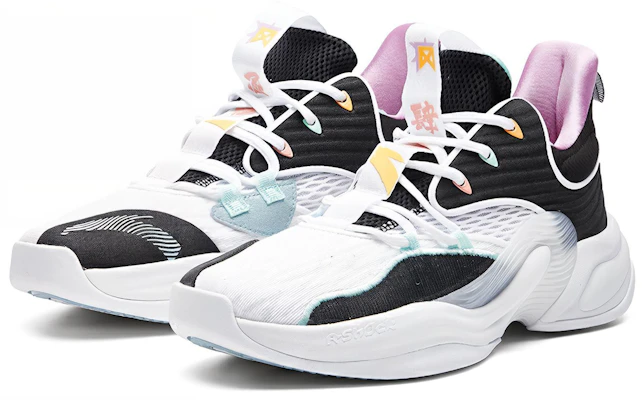 Anta安踏 熱浪2 防滑耐磨 高筒 籃球鞋 黑白綠 Lookbook Anta安踏 熱浪2 防滑耐磨 高筒 籃球鞋 黑白綠