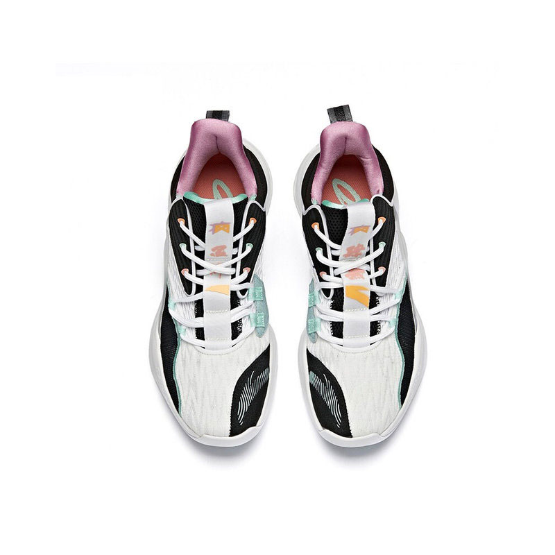 Shop Anta安踏 熱浪2 防滑耐磨 高筒 籃球鞋 黑白綠