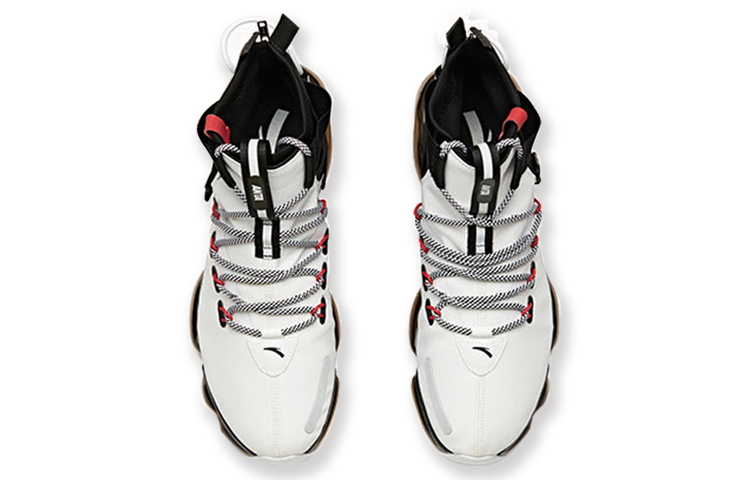 Shop Anta 安踏 防滑 高筒 戰鬥籃球鞋 男款 白黑