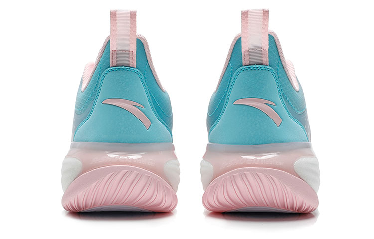 Anta High-Top Basketball 'Pink Blue White' 圖 5