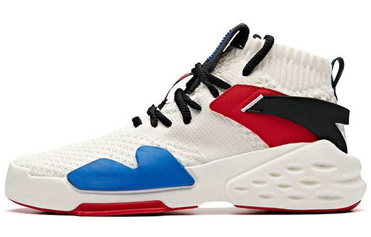 Anta High-Top Board Shoes 'White Blue' 11918080-6