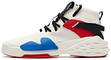 Anta High-Top Board Shoes 'White Blue' 11918080-6 Anta High-Top Board Shoes 'White Blue' 11918080-6