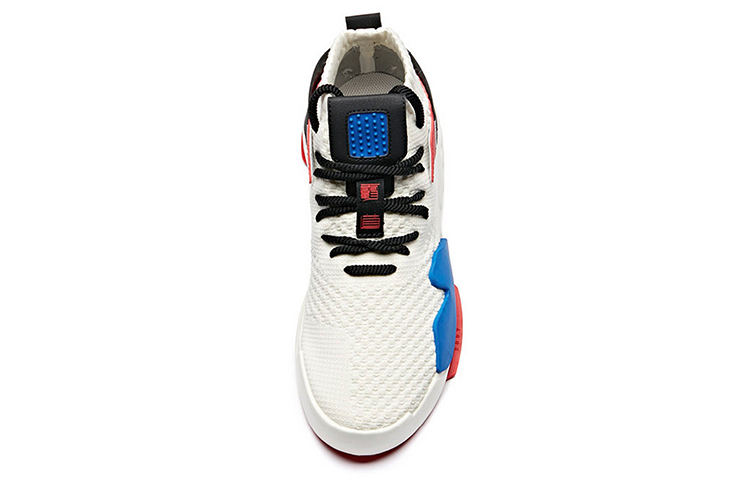 Lookbook Anta High-Top Skate Schuhe ''Weiß Blau'' 11918080-6