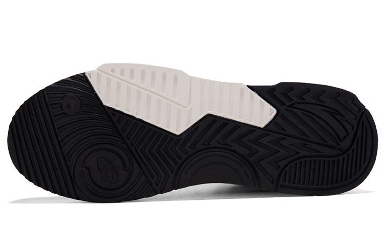 Anta High-Top Casual Sneaker 'White Black' 圖 4