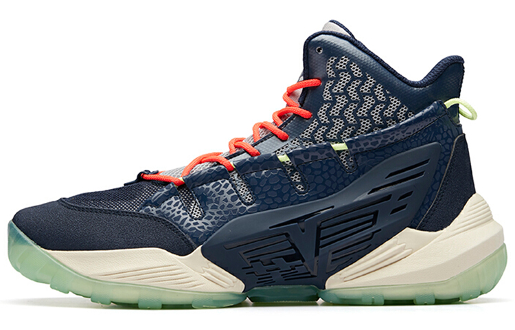 Anta High-Top Retro Basketball 'Blue' 91911122-3