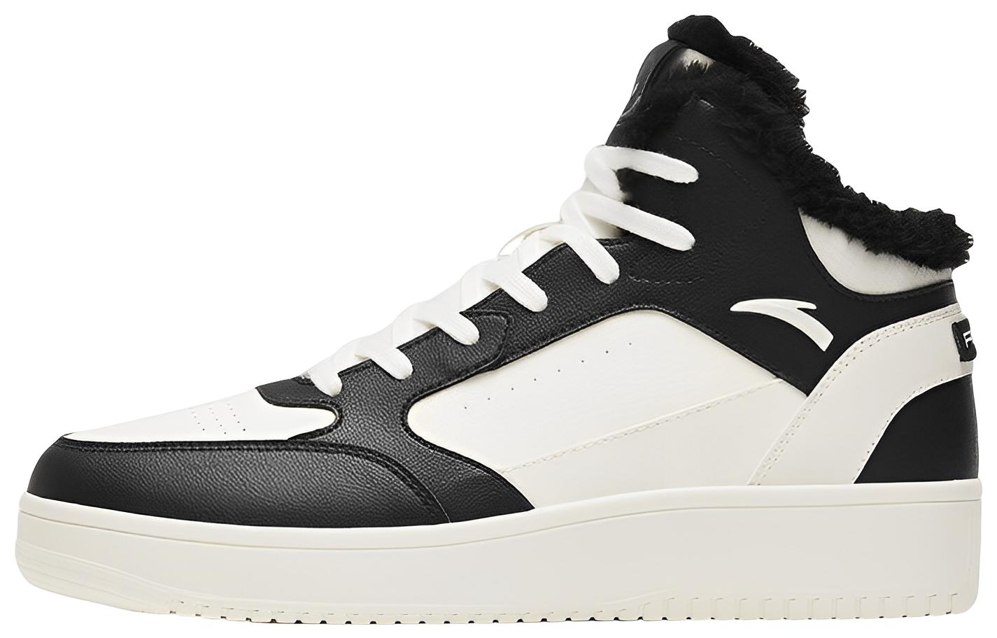 Buy Anta安踏 加絨 保暖耐磨輕便 高筒 板鞋 黑白