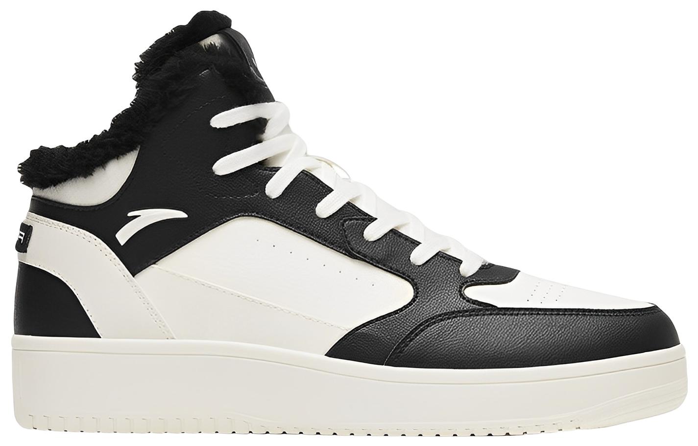 Order Anta安踏 加絨 保暖耐磨輕便 高筒 板鞋 黑白