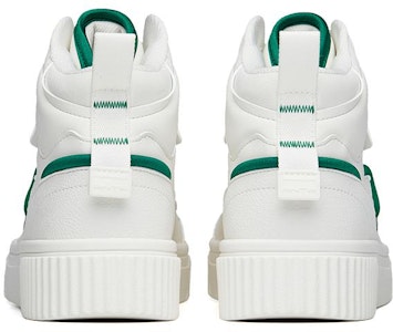 安踏 防滑 高幫 板鞋 男款 白綠 Lookbook 安踏 防滑 高幫 板鞋 男款 白綠