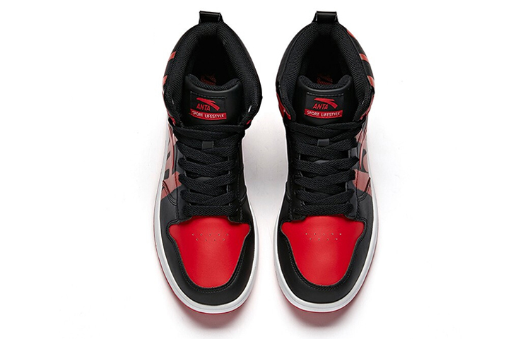 Lookbook Anta High-Top Sneaker 'Black Red White' 91648060-15