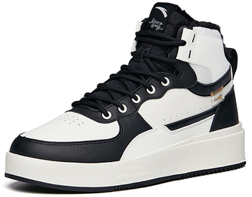 Anta High-Top Sneaker 'Black White' 912148911-2 Lookbook Anta High-Top Sneaker 'Black White' 912148911-2