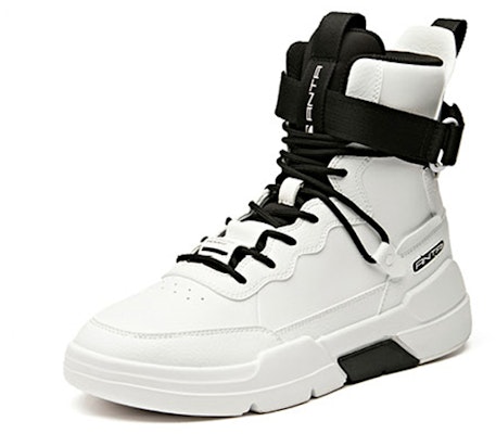 Anta High-Top Sneaker 'Black White' 91948081-1 Lookbook Anta High-Top Sneaker 'Black White' 91948081-1