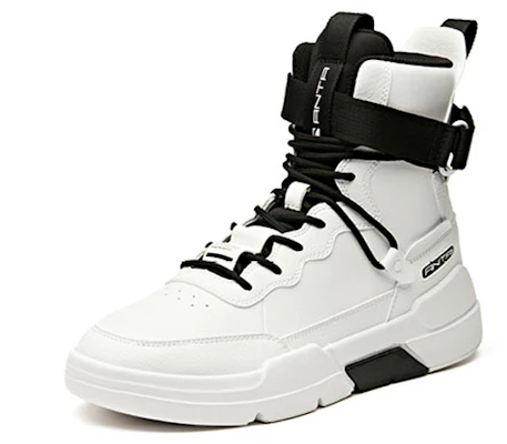 Anta High-Top Sneaker 'Black White' 91948081-1 Lookbook Anta High-Top Sneaker 'Black White' 91948081-1