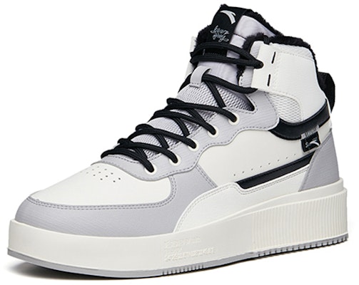 Anta High-Top Sneaker 'White Grey' 912148911-3 Lookbook Anta High-Top Sneaker 'White Grey' 912148911-3