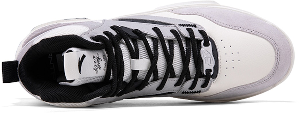 Anta High-Top Sneaker 'White Grey Black' 912238085-3 Lookbook Anta High-Top Sneaker 'White Grey Black' 912238085-3