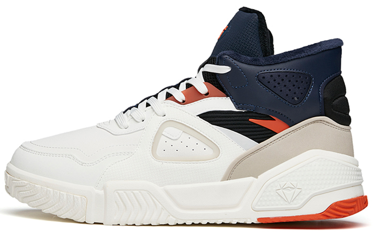 Anta High-Top Sneakers 'White Blue Orange' 112148902-1
