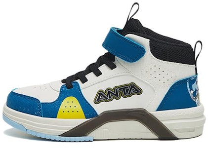 Anta安踏 魔術貼高筒舒適防滑板鞋 小童 白藍黑 Buy Anta安踏 魔術貼高筒舒適防滑板鞋 小童 白藍黑
