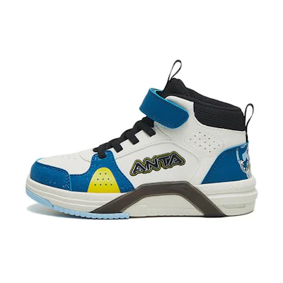 Anta High-Top Velcro 'White Blue Black'