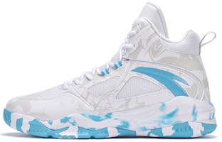 Anta Badao Basketball High Top Shoes 'White Blue' 112141649S-3 Anta Badao Basketball High Top Shoes 'White Blue' 112141649S-3