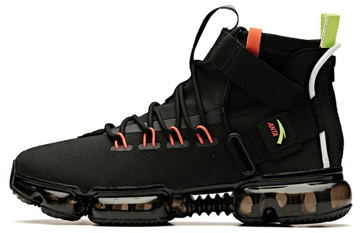 Buy 安踏 机能气垫高帮运动休闲鞋 黑色