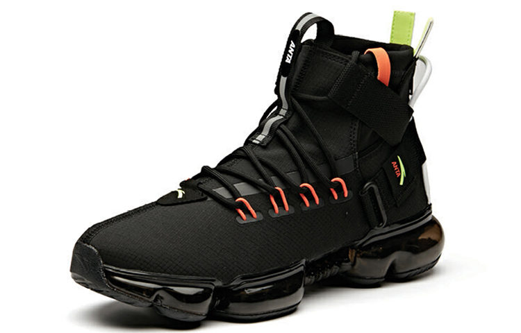 Order 安踏 机能气垫高帮运动休闲鞋 黑色