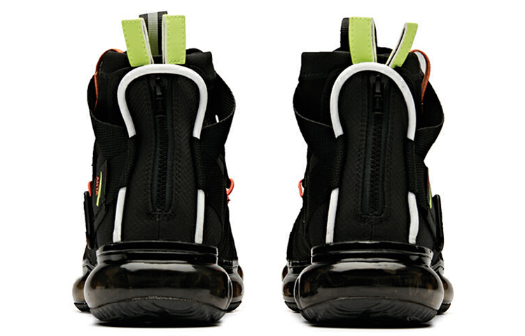 Shop 安踏 机能气垫高帮运动休闲鞋 黑色