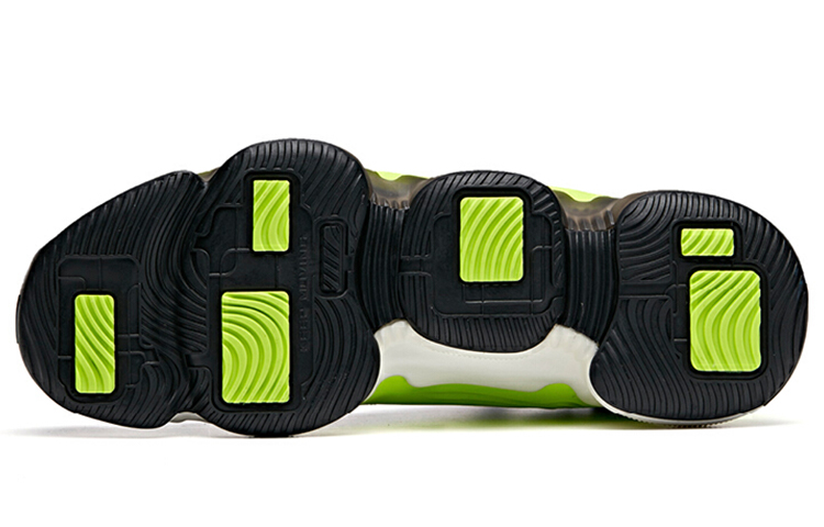 Anta High Top Basketball Shoes 'Black Green' 圖 6