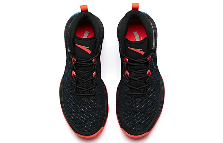 Shop Anta安踏 高筒 籃球鞋 男款 黑紅