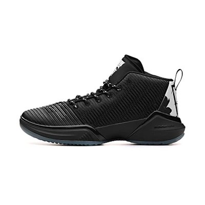 Anta High Top Basketball Shoes 'Black Blue'